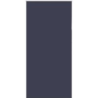 Berkfield Home Roller Blind Blackout Marine 115x230 cm Fabric Width 110.7 cm Polyester in Blue