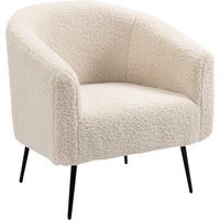 Scandinavian Design Metal Leg Lounge Chair