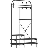 Industrial Entryway Wardrobe Coat Rack