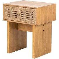 Nordlys Bedside Table Night Stand Scandinavian Wooden in Brown