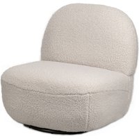 Nordlys Swivel Scandinavian Design Armchair in White