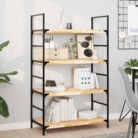 Berkfield Home Floating Shelves 4 pcs 80x40x4 cm Untreated Solid Wood Acacia in Brown | Size: 80 x 40 x 4 cm