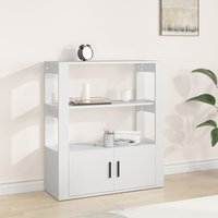 Berkfield Home Sideboard White 80x30x90 cm Engineered Wood | Size: 80 x 30 x 90 cm