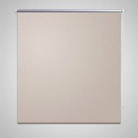 Berkfield Home Roller Blind Blackout 100 x 230 cm Beige