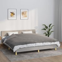 Berkfield Home Weighted Blanket with Cover Grey 155x220 cm 11 kg Fabric