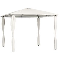 Berkfield Home Gazebo with Post Covers 3x3x2.6 m Cream 160 g/m ² in Beige