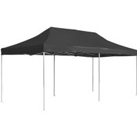Berkfield Home Professional Folding Party Tent Aluminium 6x3 m Anthracite in Black