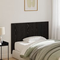 Berkfield Home Bed Headboard Black Oak 120x1, 5x80 cm Engineered Wood