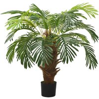 Berkfield Home Artificial Cycas Palm with Pot 90 cm Green