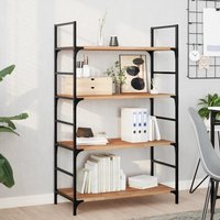 Berkfield Home Floating Shelf 80x40x2 cm Oil Finished Solid Wood Acacia in Brown | Size: 80 x 40 x 2 cm