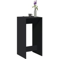 Berkfield Home Bar Table Black 51x50x103.5 cm Engineered Wood
