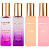 BELLAVITA LUXURY Women's Gift Set For Her 4 x 20ml EDP | Size: 100ml