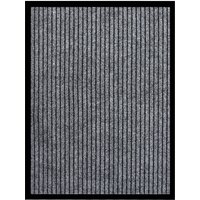 Berkfield Home Doormat Striped Grey 60x80 cm