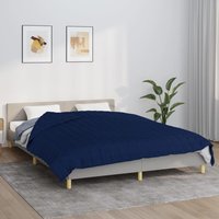Berkfield Home Weighted Blanket Blue 200x200 cm 9 kg Fabric