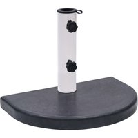 Berkfield Home Umbrella Base Black 40x28x4 cm Granite | Size: 40 x 28 x 4 cm