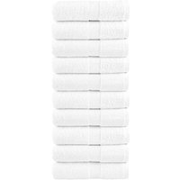Berkfield Home Premium Soap Towels SOLUND 10pcs White 30x30cm 600gsm