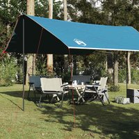 Berkfield Home Camping Tarp Blue 460x305x210 cm Waterproof | Size: 460 x 305 x 210 cm