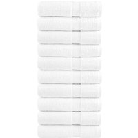 Berkfield Home Premium Bath Towels SOLUND 10pcs White 100x150cm 600gsm