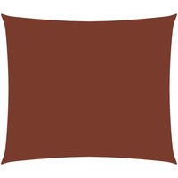 Berkfield Home Sunshade Sail Oxford Fabric Rectangular 2x3 m Terracotta in Brown
