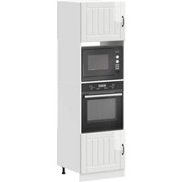 Berkfield Home Oven Cabinets 2 pcs Kalmar Gloss White Engineered Wood