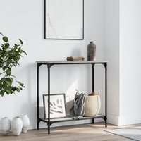 Berkfield Home Console Table Grey Sonoma 75x30.5x75 cm Engineered Wood