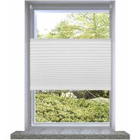 Berkfield Home Plisse Blind 40x125cm White Pleated Blind | Size: 40x125 cm