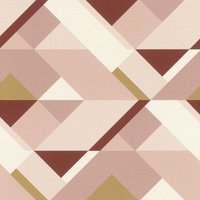 Tubes Geometric Diamonds Geo Triangles Shape Non Woven Wallpaper
