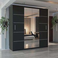 Modern Wardrobe LED Light W203cm x H217cm x D62cm