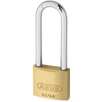 55 40mm Brass Padlock 63mm Long Shackle