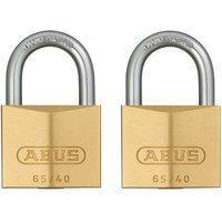 65 40mm Brass Padlock Twin Carded