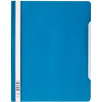 Durable Clear View Project Folder Document Report File - 50 Pack - A4+ Blue | Size: 1 Pack