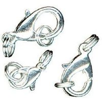 & SPRING CLASPS SLV Spring Clasps Plated 1 Pack 3 Gutermann