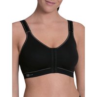 Anita Women's Front Closure Sports Bra in Black | Size: 32B