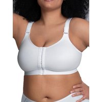 Anita Women's Front Closure Sports Bra in White | Size: 44B