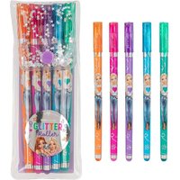 Glitter Gel Roller Pen Set 5 Pack Pens