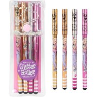 Glitter Roller Gel Set Pack Four Pens