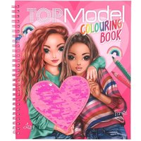 Topmodel Colouring Book Reversible Sequin Cover