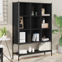 Berkfield Home Bookcase Black 102x30x141.5 cm Engineered Wood