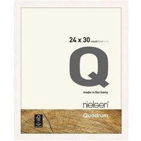 nielsen Quadrum 24 x 30cm Wooden Picture Frame With Protective Glass Front in White | Size: 24 x 30 cm