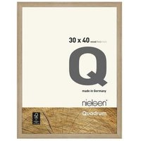 nielsen Quadrum 30 x 40cm Wooden Picture Frame With Protective Glass Front in Light Oak | Size: 30 x 40 cm
