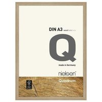 nielsen Quadrum A3 Wooden Picture Frame With Protective Glass Front in Light Oak
