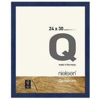 nielsen Quadrum 24 x 30cm Wooden Picture Frame With Protective Glass Front in Blue | Size: 24 x 30 cm