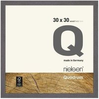 nielsen Quadrum 30 x 30cm Wooden Picture Frame With Protective Glass Front in Mid Grey | Size: 30 x 30 cm
