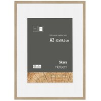 nielsen Skava A2 Wooden Picture Frame With A3 Mount & Glass Front in Light Oak