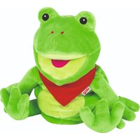Goki Hand Puppet Frog Frilo in Green | Size: 1 Pack