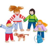 Goki Camping Family Flexible Puppets | Size: 1 Pack