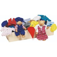 Goki Flexible Puppets - Bear Dress-Up Box, Benna & Bennoh | Size: 1 Pack