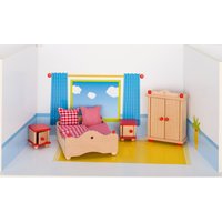 Dolls House Bedroom Furniture Flexible Puppets Pack