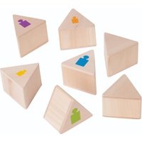 Goki Memo Game Weights - 12 pieces in Brown | Size: 1 Pack