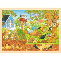 Our Garden Puzzle Over & Underground. 96 Pieces Pack